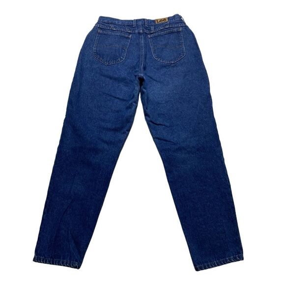 Vintage Lee Super High Rise Mom Blue Jeans Sz 16M - Picture 1 of 13